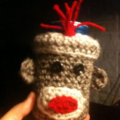 Sock Monkey Can Sweater