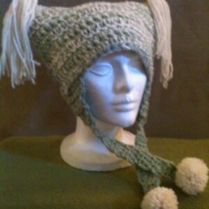 Green Horn Hat