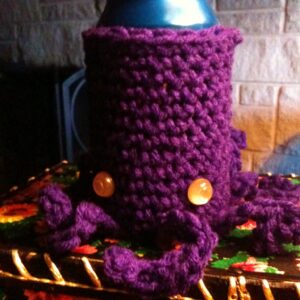 purple octopus can sweater